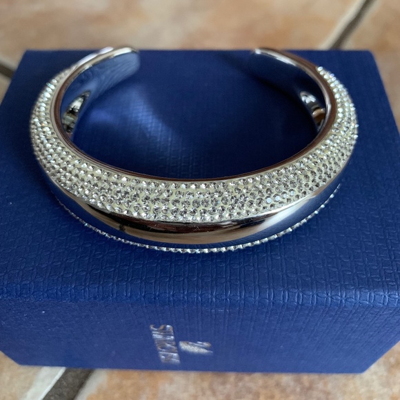 SWAROVSKI Pebble Cuff Crystal Bracelet - Picture 3 of 14